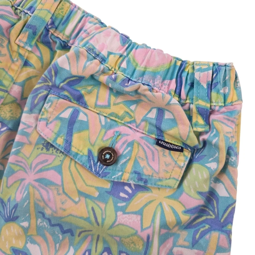Chubbies Originals Tropical Banana Print Shorts Men’s Small 5.5” Inseam Resort